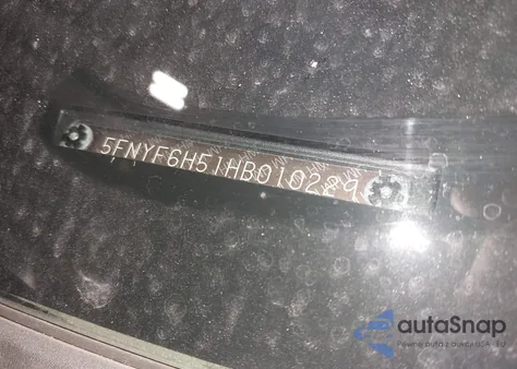 2017 Honda Pilot Ex-L from USA, damaged, VIN 5FNYF6H51HB010229